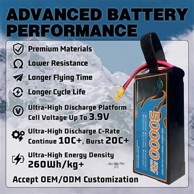 Ceallraí Ardvoltais LiPo 6S